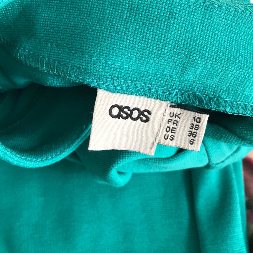 ASOS Turquoise BodyCon Dress - Picture 2 of 4